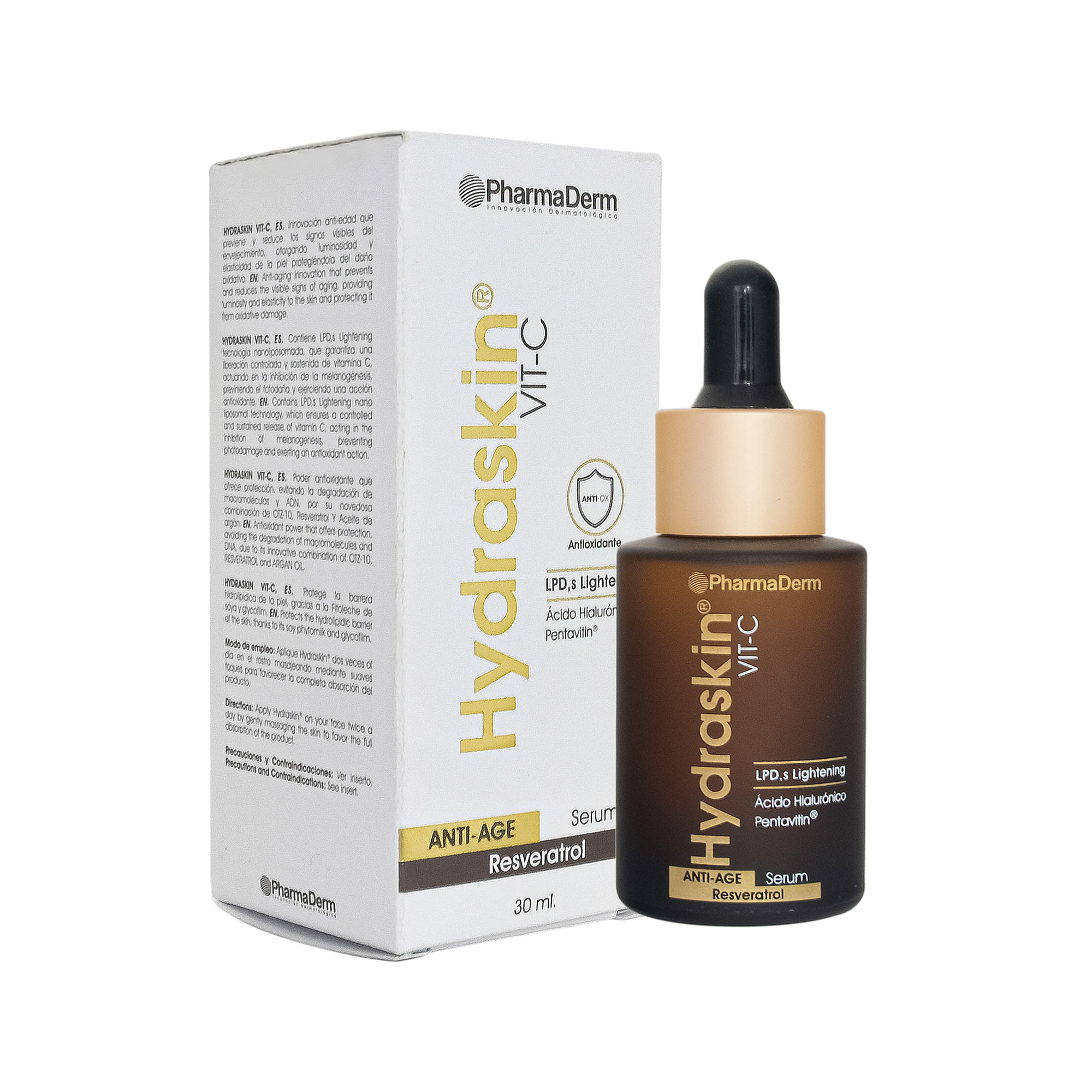 Suero Antioxidante Antiedad Hydraskin 30 Ml Bella Piel® Tienda online de dermatología cosmética