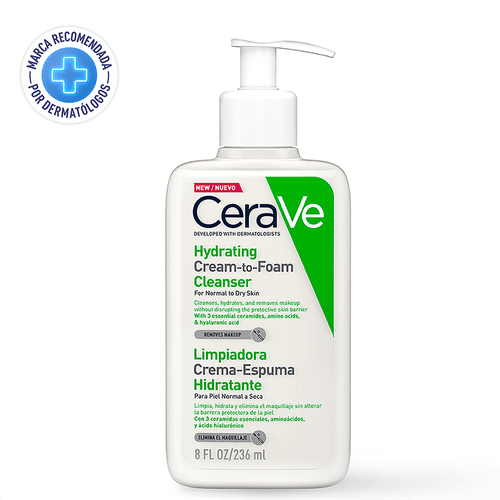 Cerave Crema Espuma Limpiadora x 236 Ml