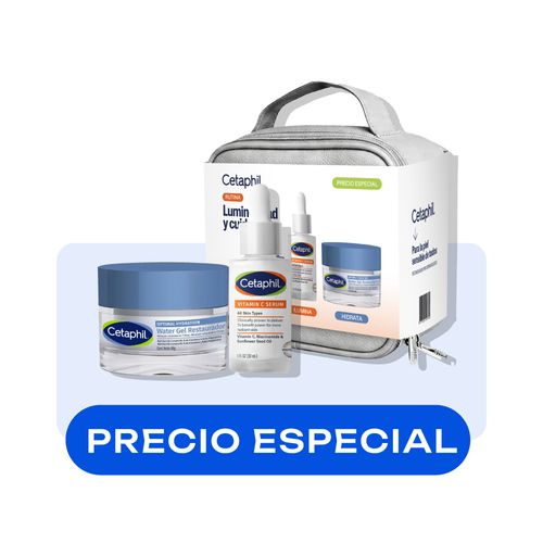 Kit Cetaphil Vitamina C + Optimal Hydration Water Gel