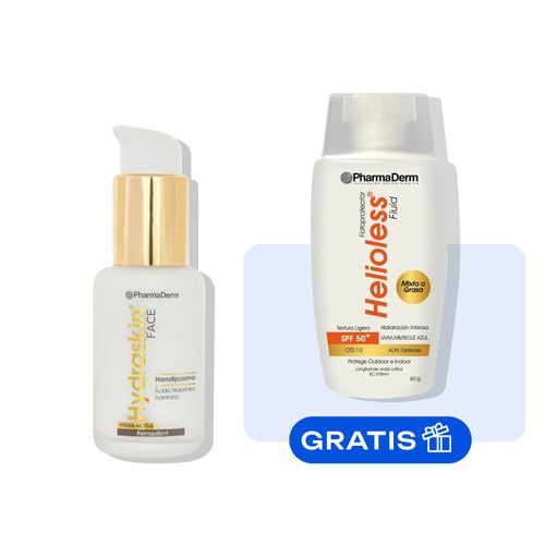 Kit Hidratante Hydraskin GRATIS Protector Solar Helioless