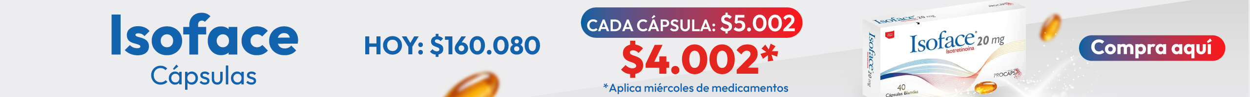 banner isoface capsulas